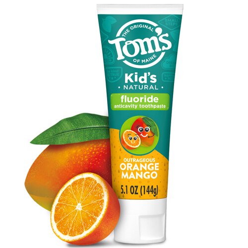 Tom's of Maine Kid's Fluoride Toothpaste Outrageous Orange Mango