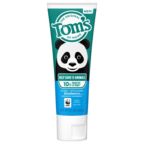 Tom's of Maine Kids Toothpaste Blueberry -- 5 oz
