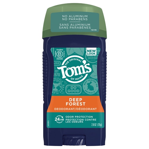 Tom's of Maine Long Lasting Men's Wide Stick Deodorant Deep Forest -- 2.8 oz