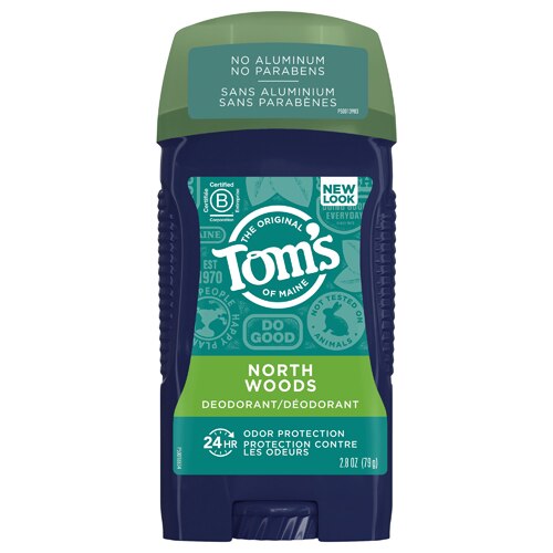 Tom's of Maine Long Lasting Men's Wide Stick Deodorant North Woods -- 2.8 oz