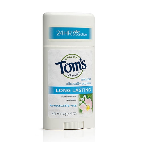 Tom's of Maine Natural Deodorant Aluminum Free Honeysuckle Rose