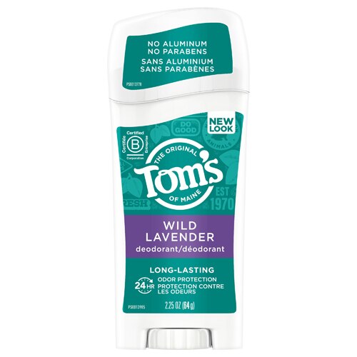 Tom's of Maine Natural Long Lasting Deodorant Aluminum-Free Wild Lavender -- 2.25 oz