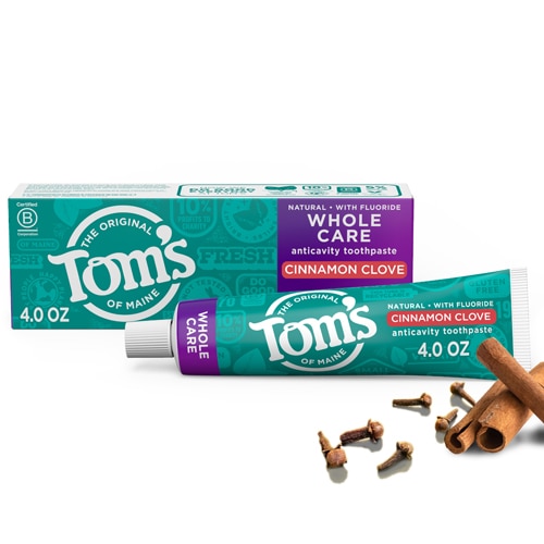 Tom's of Maine Whole Care Anticavity Toothpaste Cinnamon Clove