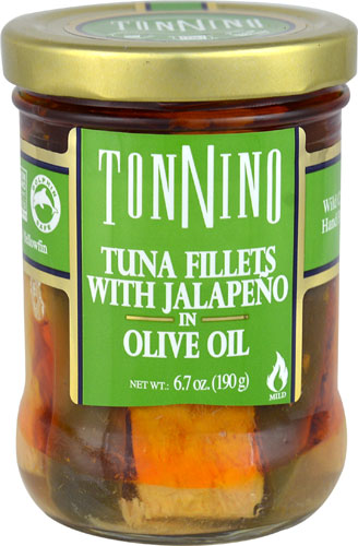Tonnino Tuna Fillets with Jalapeno iin Olive Oil -- 6.7 oz
