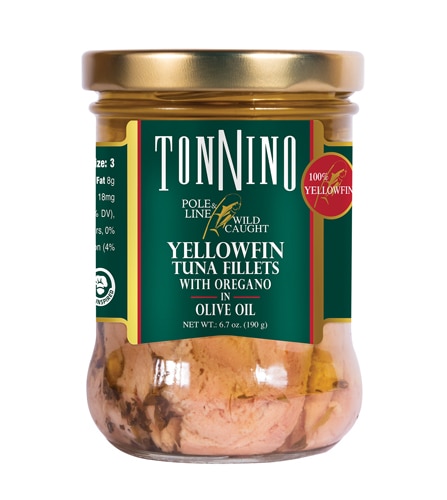 Tonnino Tuna Fillets with Oregano in Olive Oil -- 6.7 oz