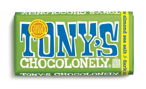 UPC 858010005641 - Tony's Chocolonely Dark Chocolate Bar Almond Sea Salt - 6.35 oz 