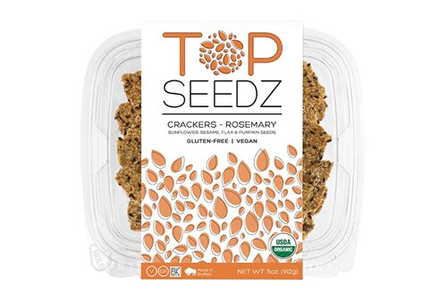 Top Seedz Gluten Free Crackers Rosemary -- 5 oz