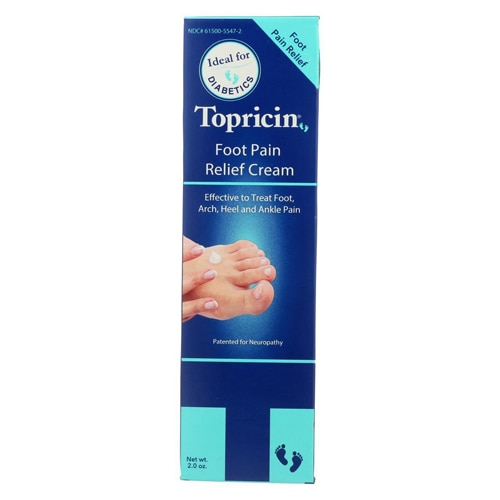 Topricin Foot Therapy Cream Fragrance Free -- 2 oz