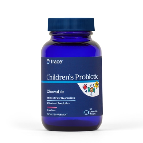 Trace Minerals Research Children's Chewable Probiotic Dietary Supplement Concord Grape