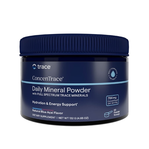 Trace Minerals Research ConcenTrace Daily Mineral Powder Blue Hawaiian