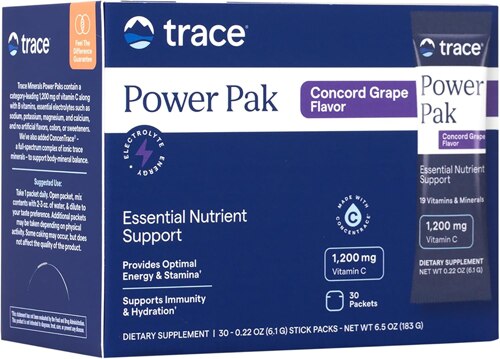 Trace Minerals Research Electrolyte Stamina Power Pak Grape
