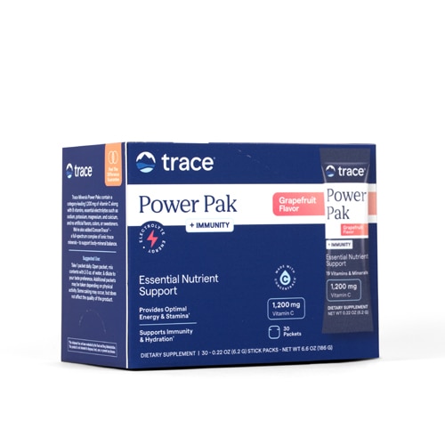 Trace Minerals Research Electrolyte Stamina Power Pak + Immunity Grapefruit