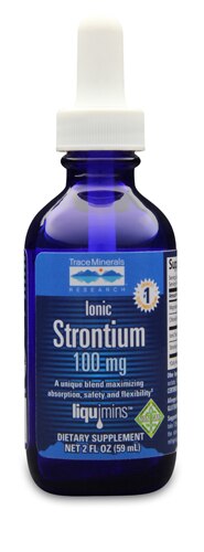 Trace Minerals Research Ionic Storntium Dietary Supplement