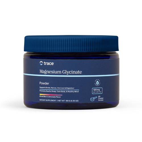 Trace Minerals Research Magnesium Glycinate Powder Mixed Berry Lemonade