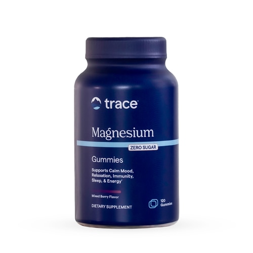 Trace Minerals Research Magnesium Gummy Sugar Free Mixed Berry