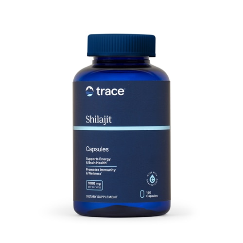 Trace Minerals Research Shilajit Mineral Rich Capsules - Supports Energy & Brain Health