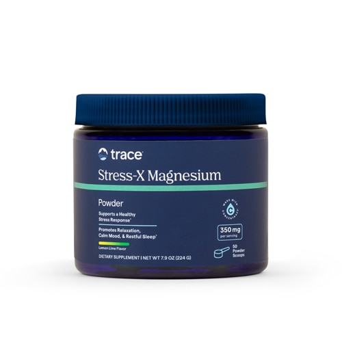 Trace Minerals Research Stress X Magnesium Powder Lemon Lime