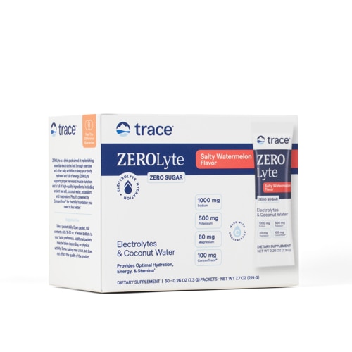 Trace Minerals Research ZEROLyte Electrolyte Drink Mix Salty Watermelon