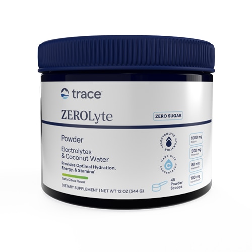 Trace Minerals Research ZeroLyte Canister Salty Citrus
