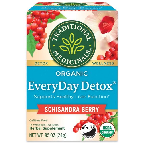 Traditional Medicinals Everyday Detox® Herbal Tea Schisandra Berry -- 16 Tea Bags