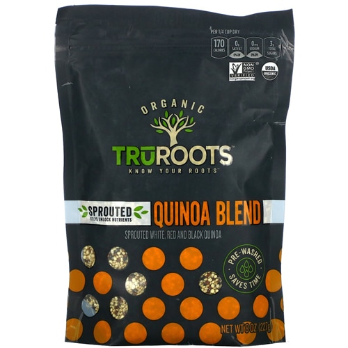 TruRoots Organic Sprouted Quinoa Trio -- 8 oz