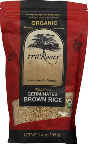 TruRoots Organic Whole Grain Germinated Brown Rice -- 14 oz