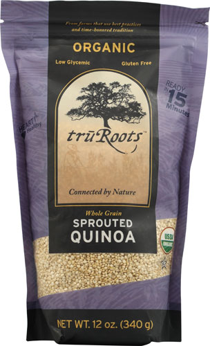 TruRoots Organic Whole Grain Sprouted Quinoa -- 12 oz