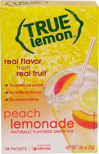 True Citrus True Lemon® Water Enhancer Mix Peach Lemonade -- 10 Packets