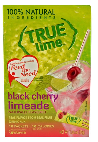 True Citrus True Lime™ Water Enhancer Mix Black Cherry Limeade -- 10 Packets