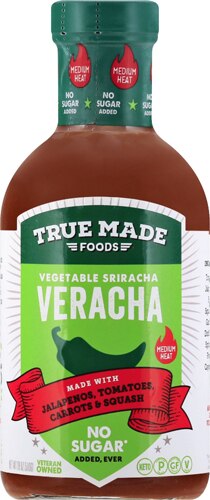 True Made Foods Veracha Vegetable Sriracha Original -- 18 oz