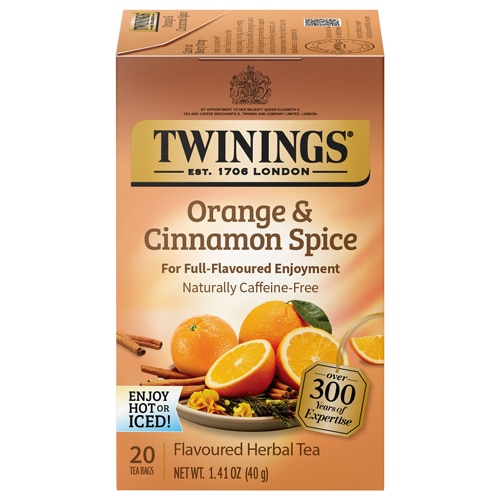 Twinings al Tea Orange and Cinnamon Spice -- 20 Tea Bags