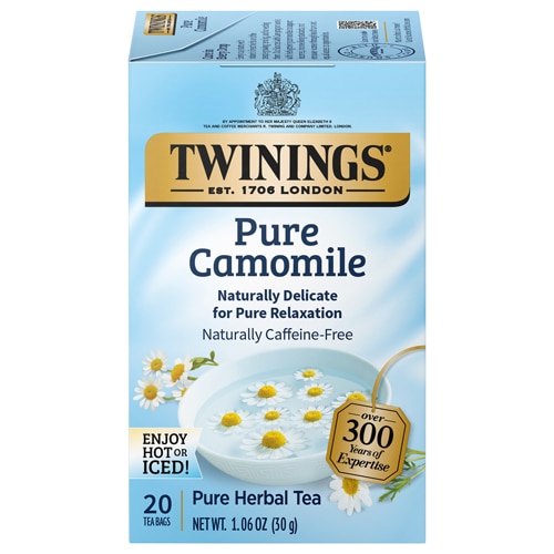 Twinings al Tea Pure Camomile -- 20 Tea Bags