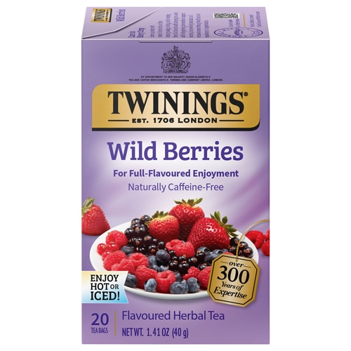 Twinings Herbal Tea Wild Berries -- 20 Tea Bags