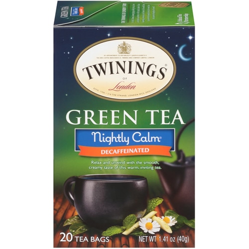 Twinings Nightly Calm™ Green Tea Decaffeinated -- 20 Tea Bags