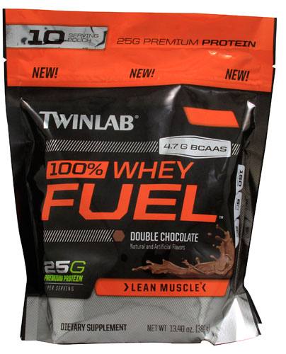 Twinlab Sports 100% Whey Fuel™ Double Chocolate -- 13.4 oz