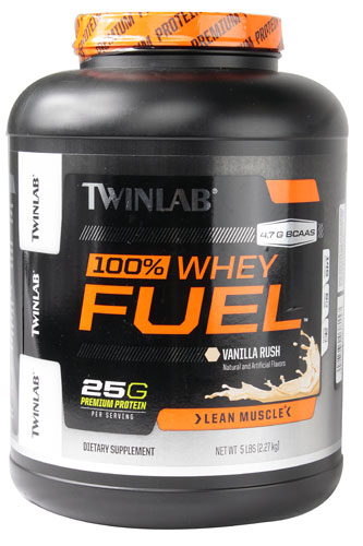 Twinlab Sports 100% Whey Fuel™ Vanilla Rush -- 5 lbs