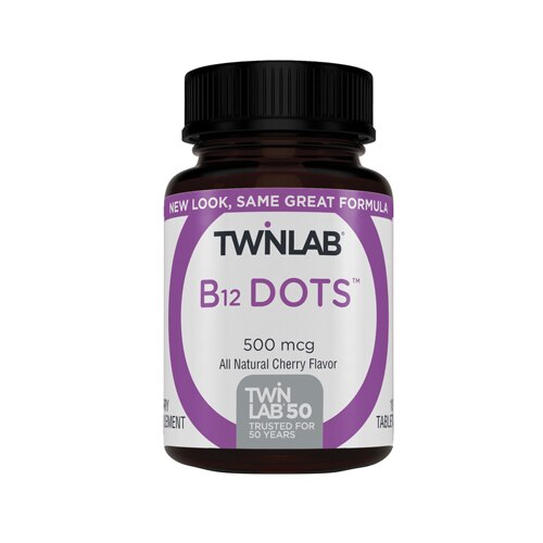 Twinlab B-12 Sublingual Dots -- 500 mcg - 100 Tablets