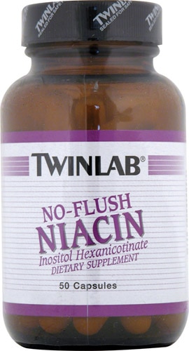 Twinlab No Flush Niacin -- 50 Capsules