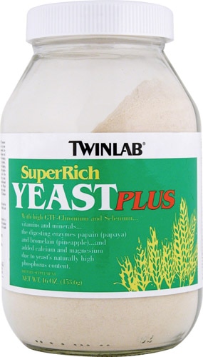 Twinlab Super Rich Yeast Plus -- 16 oz