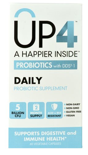 UP4 Probiotics with DDS®-1 Daily -- 5 billion CFU - 60 Vegetable Capsules