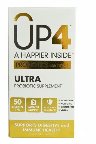UP4 Ultra Probiotics with DDS®-1 -- 50 billion CFU - 60 Vegetable Capsules
