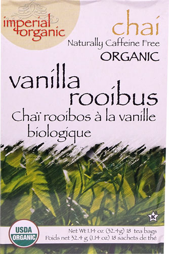 Uncle Lee's Imperial Organic Chai Tea Vanilla Rooibos -- 18 Tea Bags
