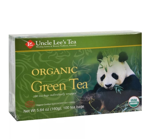 Uncle Lee's Organic Green Tea -- 100 Tea Bags - Vitacost