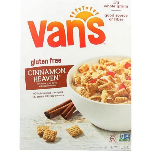 Van's Natural Foods Five Whole Grain Cereal Gluten Free Cinnamon Heaven -- 11 oz