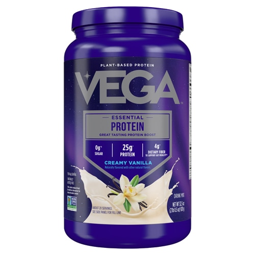 Vega Original Protein - Vegan Protein Powder Creamy Vanilla -- 20 Servings