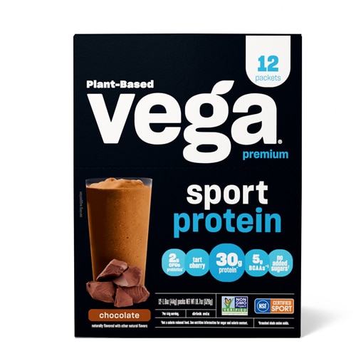 Vega Sport Protein Powder - NSF Certified for Sport Chocolate