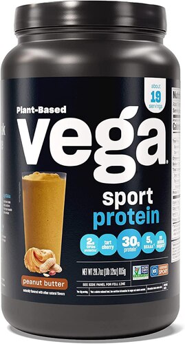 Vega Sport Protein Powder Peanut Butter -- 19 Servings