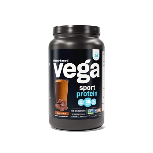 Vega Sport Protein Powder Tub - NSF Certified for Sport Chocolate