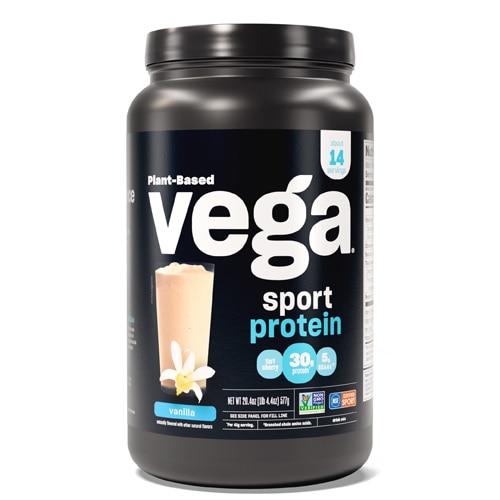 Vega Sport Protein Powder Tub - NSF Certified for Sport Vanilla