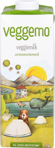 Veggemo Veggie Milk Vegan Gluten Free Unsweetened -- 32 oz